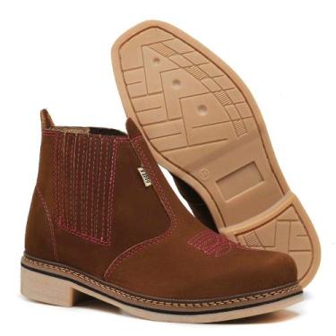 Imagem de Bota Country Texana Montaria Rodeio Bico Quadrado Cano Curto - NewComf