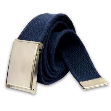 Imagem de Cinto Hipica Lona com Fivela de Pressão, 115, Marinho