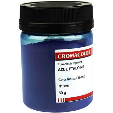 Imagem de Pigmento Artistico Puro Cromacolor 125 Azul Ftalo Rs 50g