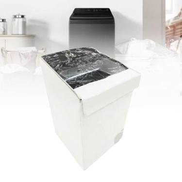 Imagem de Capa para lavadora smart samsung 14kg wa14cg transparente - Clean Capa