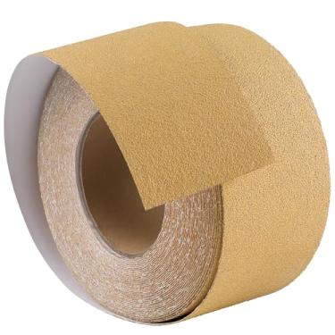 Imagem de Shawya Rolo De Lixa Psa 80 Grãos 2-3/4 Pol. X 20 Jardas, Autoadesivo, Adesivo, Rolo Contínuo De Lixa Para Longboard, Folhas De Areia Para Marcenaria, Funilaria, Lixadeira Pneumática E Blocos De Lixame