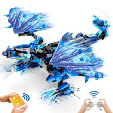 Imagem de Kit de construção OASO Dragon com controle remoto STEM Boys 8-12