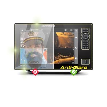 Imagem de IPG Película protetora de tela antirreflexo feita para Humminbird XPLORE 12 CMSI+ Fish Finder com acabamento fosco, perfeita para uso externo para Xplore12
