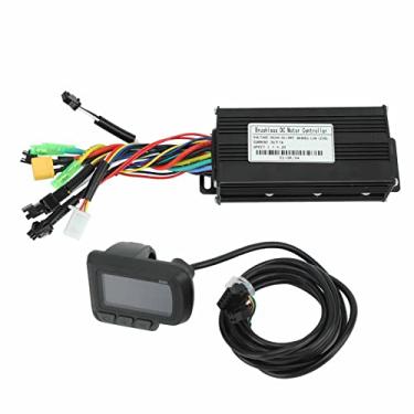 Imagem de Kit de controlador de bicicleta elétrica com tela LCD 24V 36V 48V 500W a 750W 26A 3 Modo Controlador de onda seno