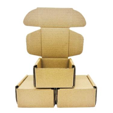 Imagem de Czofnjesi Caixas De Papelão Pequenas 2,3 X 2 1,2" Mini Caixa Correio Parede Dupla Perfeita Para Armazenar E Enviar Pacote Com 20