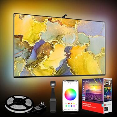 Imagem de Sengled Luzes Led Para Tv Envisual (Sincronização De Off-Line), Retroiluminação Com Câmera Tvs 60 A 65 Polegadas, Rgb Wi-Fi Ambiente Inteligente, Funciona Alexa E Google Assistente, Controle Por Apl