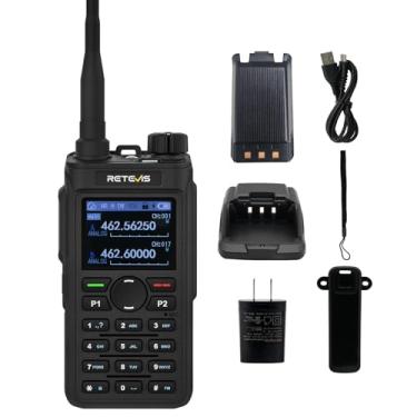 Imagem de Retevis Rádio Portátil C2 Gmrs, Bidirecional De Emergência Longo Alcance, Com Repetidor, Vigilância Dupla, Noaa, Cancelamento Ruído, Lanterna, 2000 Mah, Walkie Talkies Carregador Usb-C, Kit Completo