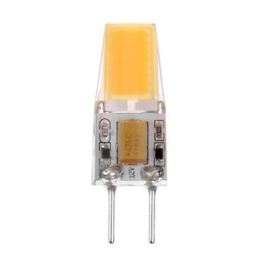 Imagem de QIROGKC 10 lâmpadas LED GY6.35 5W COB 1508 AC/DC12V-24V Sapphire Chip Iluminação 360° Pacote com 10 4000K