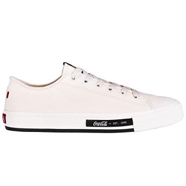Imagem de Tênis Coca-Cola Shoes, Daytona Classic Canvas, Masculino, Branco, 43