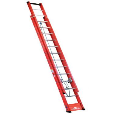 Imagem de Escada Extensiva Em Fibra 12/20 Degraus Capacidade 110Kg Worker