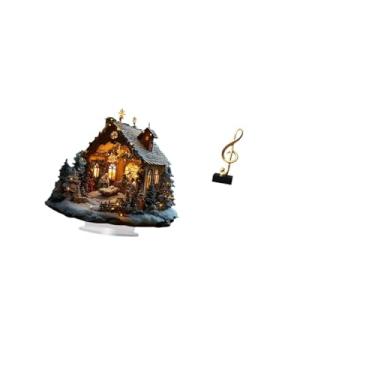 Imagem de Vaveren Enfeite de Nota Musical Acrílico, Decoração de Mesa Autônoma com Base para Festa, Casa, Estante, Festival, Quarto, Mesa Criativa, Peça Central