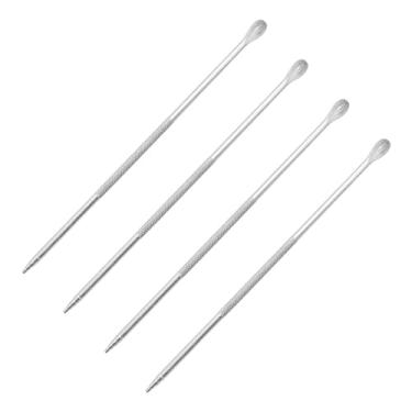 Imagem de ZQTSANKESL 4 canetas decorativas de aço inoxidável Barista 304 e ferramentas de café chiques, adequadas para baristas em barras de café para criar designs e decorações criativos