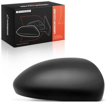 Imagem de A-Premium Tampa do espelho retrovisor do lado do passageiro - compatível com Chevrolet Cruze 2011-2016, Cruze Limited 2016 - Primed Black, sem furo de seta