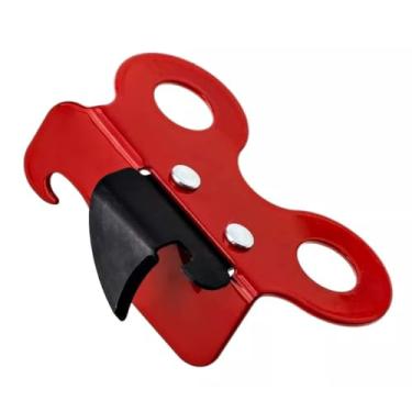 Imagem de Abridor de Garrafas e Latas Borboleta, Design Decorativo em Metal, Vermelho e Preto, Montagem na Parede, Estilo Vintage