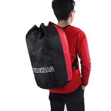 Imagem de Cryfokt Bolsa de Corda Esportiva Unissex para Academia, Armazenamento Durável para Boxe, Taekwondo, Sanda, Treinamento, Personagem Chinês, Menino, 20,5 X 16,9 pol., para Academia, Boxe, Taekwondo,