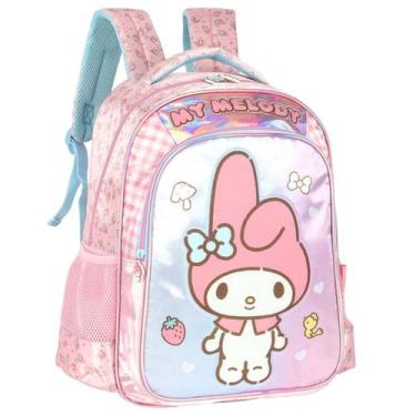 Imagem de Mochila de Costas Infantil HelloKitty My Melody ROSA - Luxcel