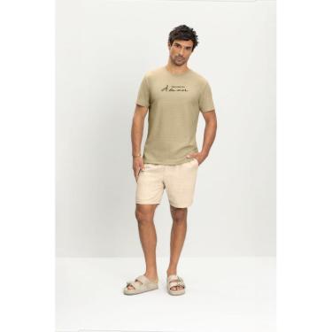 Imagem de Bermuda masculina em linho Essendi -Natural-Masculino