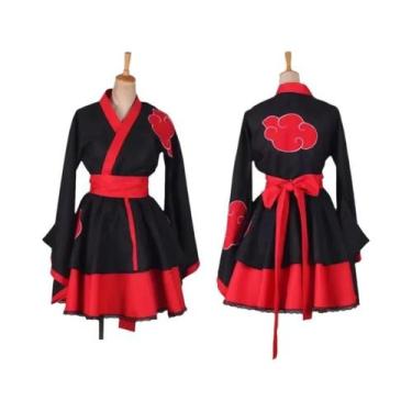 Imagem de Vestido De Cosplay Lolita Anime Para Mulheres, Kimono Akatsuki, Fantas