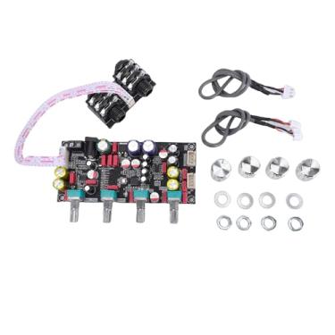 Imagem de Fafeicy Placa Pré-amplificadora Com Soquete de Microfone Módulo Amplificador de Potência Digital DSP Reverb Efeito 3D Conectores Duplos de 6,35 Mm para Aprimoramento de Microfone de