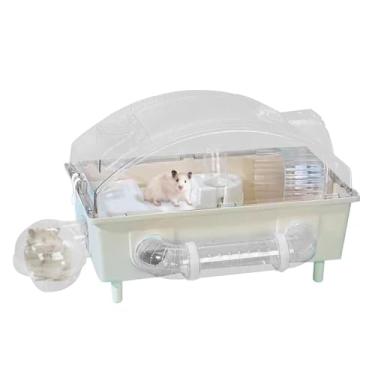 Imagem de Gaiola de Hamster Anão | Casa Gaiola De Animal De Estimação - Ninho Transparente para Animais de Estimação - para Ouriço, Chinchila, Coelho, Gerbilo Anão, Hamster, Porquinho-da-índia e