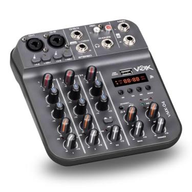 Imagem de Mesa de Som Interface 4 Canais Bluetooth USB Voik VMX-04