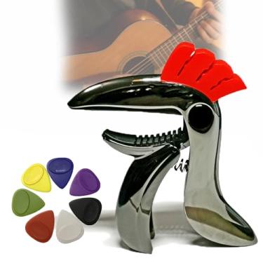 Imagem de BraçAdeira De AfinaçãO Compacta Para Guitarra Em Liga De Zinco, Afinador De Guitarra Com Clipe E Palheta, Ideal Para Guitarra, Baixo, ApresentaçõEs, Aulas E PráTica