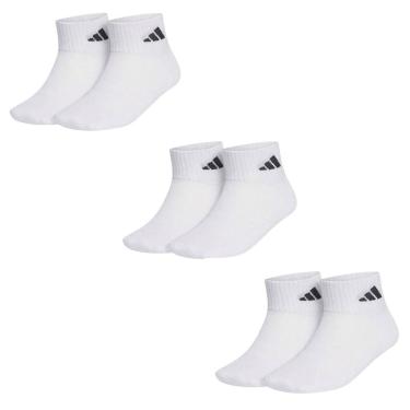 Imagem de Kit 3 Pares De Meias Adidas Sportswear Ankle Unissex