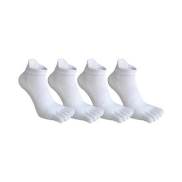 Imagem de Meias De Algodão Respirável Para Homens, Com Malha E Absorção De Suor,