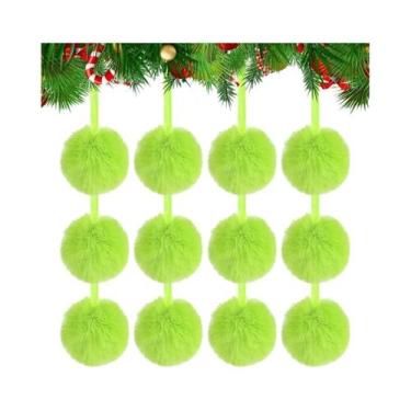 Imagem de Enfeites De Natal Em Pelúcia De 6cm, 12 Ou 24 Peças, Decoração Para Ár