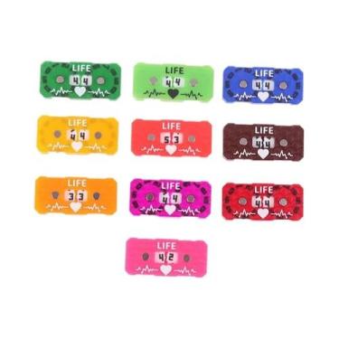 Imagem de Contador De Vidas 41x20x9mm Para Jogo De Tabuleiro, Não Requer Pintura