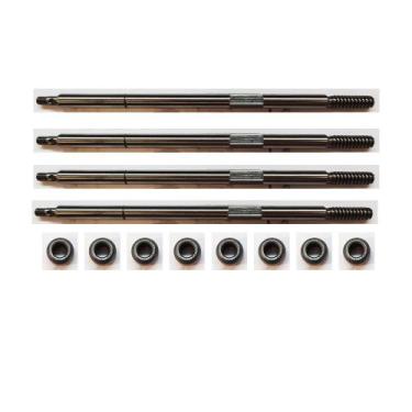 Imagem de Kit 4 Eixos Arno Turbo Silencio Force 40Cm + 8 Buchas