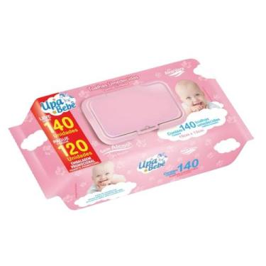 Imagem de Lenço Umedecido Upa Bebê 140 Unidades Hidratação e Proteção - Hygmax