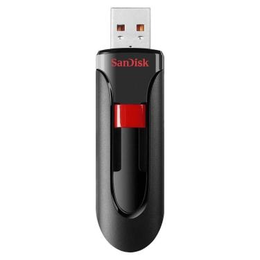 Imagem de Pen Drive Z600 Ultra Cruzer Glide 32GB USB 3.0 com Criptografia AES 128 Bits preto-verm...