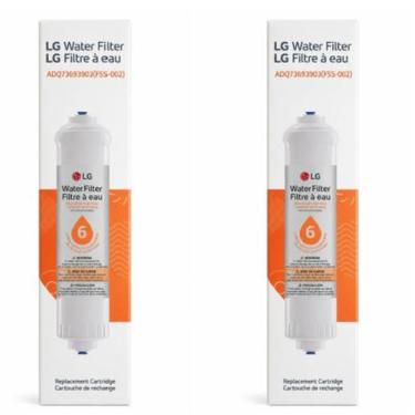 Imagem de Kit 2 Filtros de Água LG 3903 Gc-l247slu1 Gc-l247sluv Gc-l257slp1 Gc-x