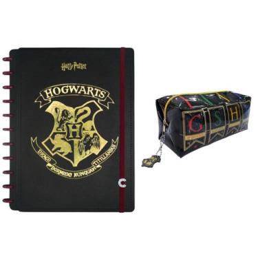 Imagem de Kit Caderno Inteligente + Estojo Harry Potter Grande - Dac, Grande