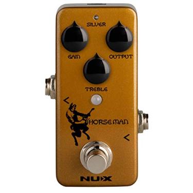 Imagem de NUX Pedal de efeito de guitarra Overdrive Horseman com modos ouro e prata