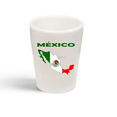 Imagem de Style In Print Copo de vidro de cerâmica com nome do país do México original