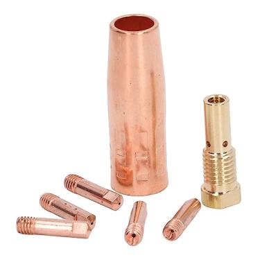 Imagem de Acessório para Pistola de Solda Mig, Kit de Bicos de Latão Sem Gás de Núcleo de Fluxo de 0,8 Mm para Century FC90 80GL Forney Easy Weld 261308 306