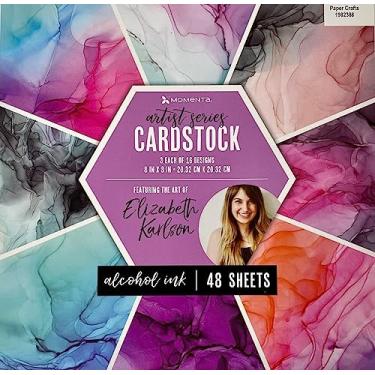 Imagem de Momenta Bloco de papel cartolina Artist Series 48 folhas 20,3 x 20,3 cm - tinta alcoólica por Elizabeth Karlson, 3 de cada um dos 16 designs