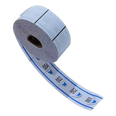 Imagem de Etiqueta Para Senha, Grespan, 3 Dígitos, Azul, Bobina com 2000