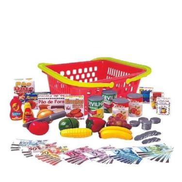 Imagem de Brinquedo De Cozinha P/ Meninas Minhas Comprinhas Crec Crec Infantil -