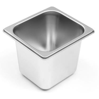 Imagem de Cuba Gastronômica Aço Inox Gn 1/6 150mm Gn 1/6 De Qualidade - Tribosho
