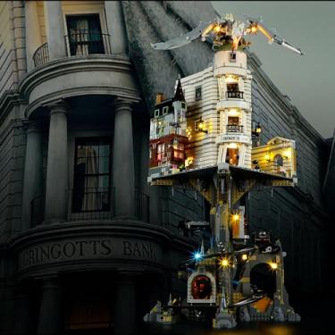 Imagem de Vaodest LED Light for Lego 76417 Gringotts Wizarding Bank Set,Design and Configuration Compatible with Model 76417(LED Light Only, Not Building Block Kit)