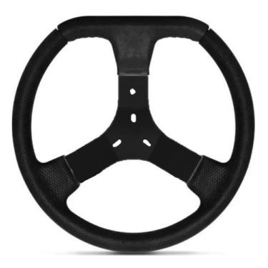 Imagem de Volante De Kart 350 mm Silver Preto Universal Birel Mega Mini Outros -