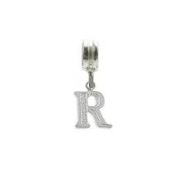 Imagem de Berloque Charms Pingente Letras Prata Maciça 925 Delicado - Lojas La&N