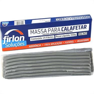 Imagem de Massa Calafetar Firlon Caixa 350G Cinza - PLASTIFLUOR
