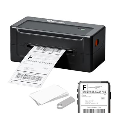 Imagem de Meihengtong Impressora térmica Bluetooth 4x6, impressora de etiquetas de envio sem fio para envio compatível com Android, iOS, Windows e amplamente utilizada para Amazon, Ebay, Shopify, Etsy, USPS