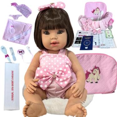 Imagem de Bebê Reborn Realista Com Enxoval Completo de Luxo