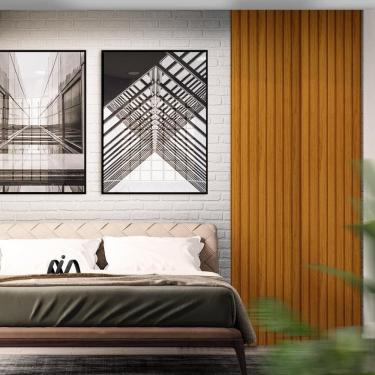 Imagem de Revestimento Ripado Placa 95 Cm X 250 Cm 100% Mdf Naturale Notável Jm Móveis