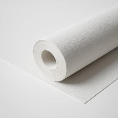 Imagem de Papel de Parede Revestimento Adesivo Texturizado Lavável P/Armário Cozinha Cor Branco